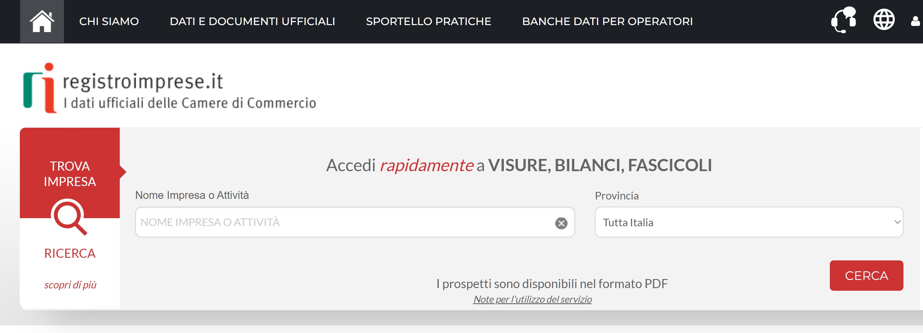 Importazione bilanci xbrl